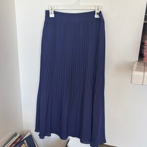 J. Crew Deep Blue Midi Skirt